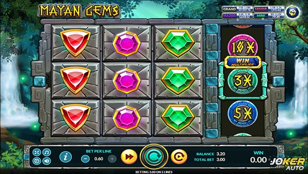 สัญลักษณ์ เกมสล็อต Mayan Gems