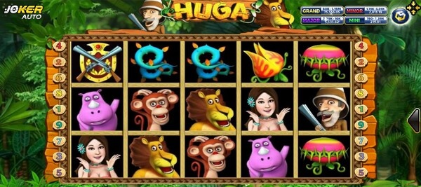 สัญลักษณ์รูปแบบ ของตัวเกม Huga