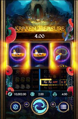 รูปแบบเกมสล็อต Kraken Treasure