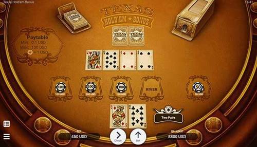 วิธีเล่นเกม Texas Holdem Bonus