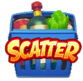 สัญลักษณ์ Scatter Supermarket Spree