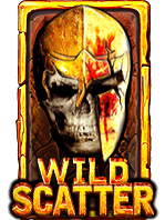 สัญลักษณ์ wild/Scatter Warrior Graveyard