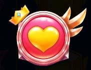 สัญลักษณ์พิเศษ หัวใจ รางวัลแจ็คพอต เกมสล็อต Starlight Princess