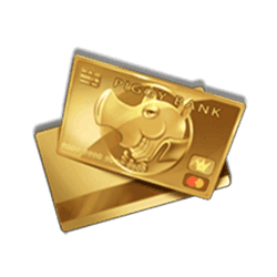 สัญลักษณ์ บัตรเครดิต-Piggy Riches-jokerauto
