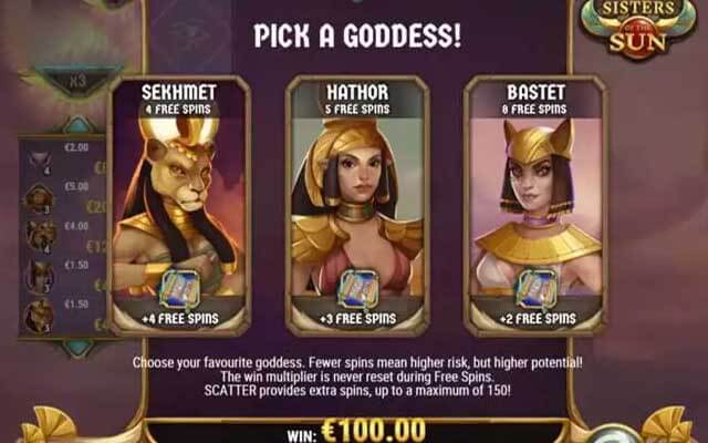 ฟีเจอร์พิเศษในเกม Sisters of the Sun-สล็อตสาวแห่งดวงอาทิตย์-jokerauto