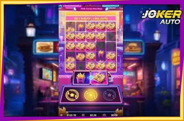 ลองเล่นเกม Diner Frenzy Spins รูปแบบการเล่น-เกมสล็อตเบอร์เกอร์-jokerauto
