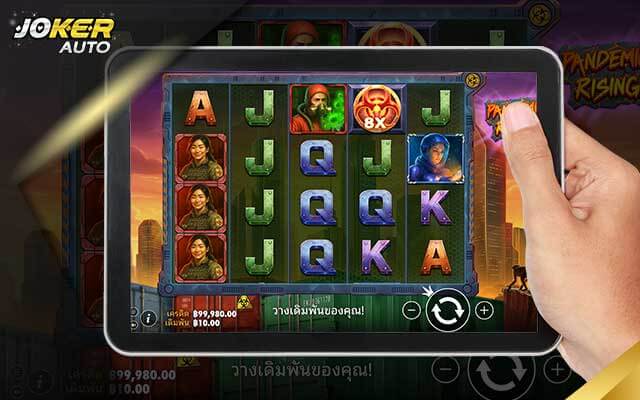 ลองเล่นเกม Pandemic Rising รูปแบบการเล่น-เกมสล็อตไวรัสซอมบี้-jokerauto